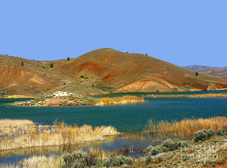 The Painted Lake Photograph by Steve Warnstaff