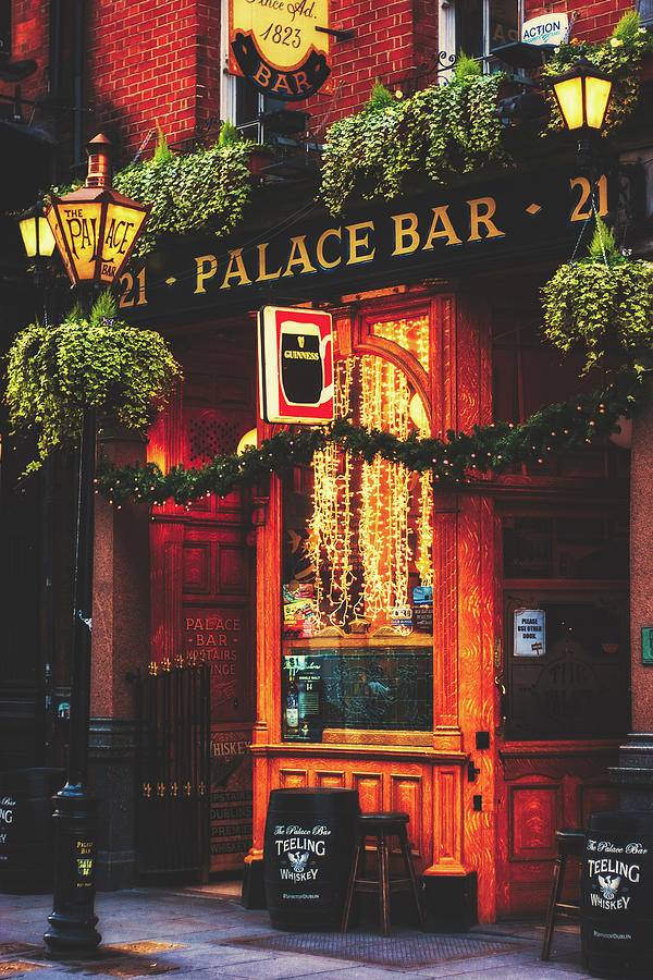 Beer Photograph - The Palace Bar - Dublin, Ireland by Mountain Dreams