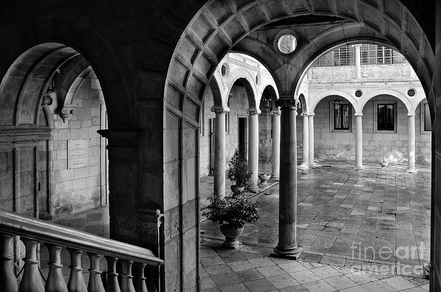 The Palace of the Guzmanes Courtyard Photograph by RicardMN Photography
