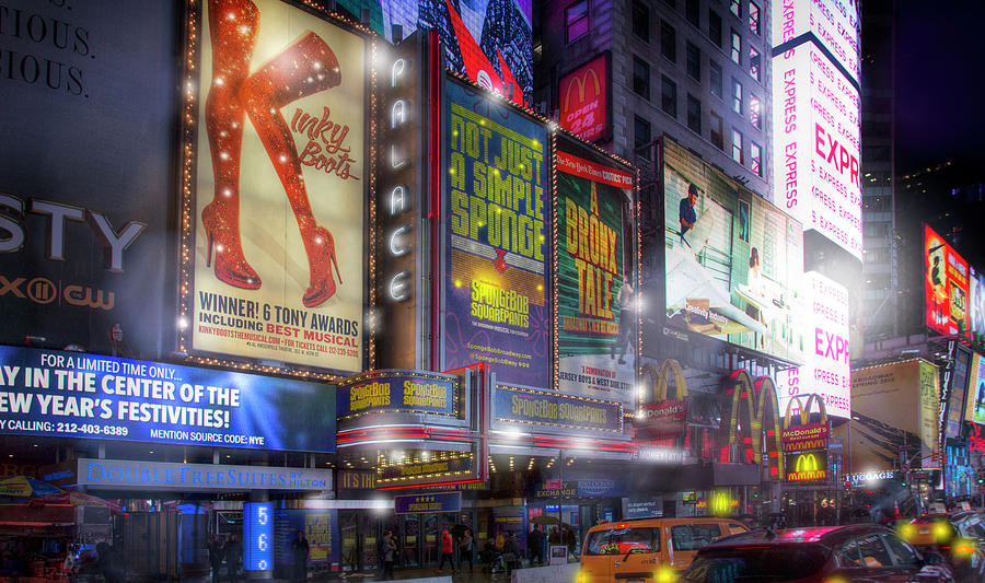 The Palace Theater in Times Square Photograph by Mark Andrew Thomas