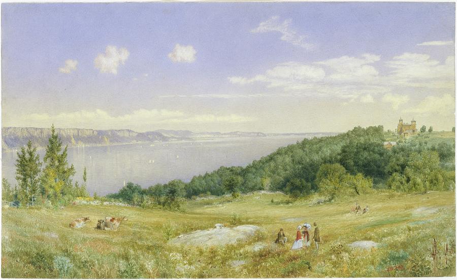 The Palisades Painting by John William Hill
