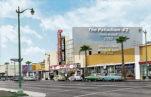 Hollywood Painting - The Palladium number2 by Melvin Hale ArtistLA