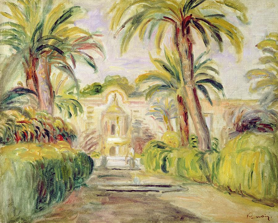 Pierre Auguste Renoir Painting - The Palm Trees by Pierre Auguste Renoir