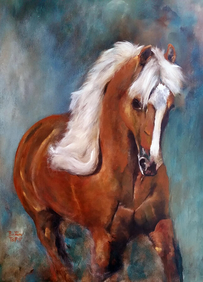 The Palomino 2 Painting by Barbie Batson