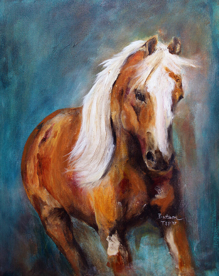 The Palomino Painting by Barbie Batson