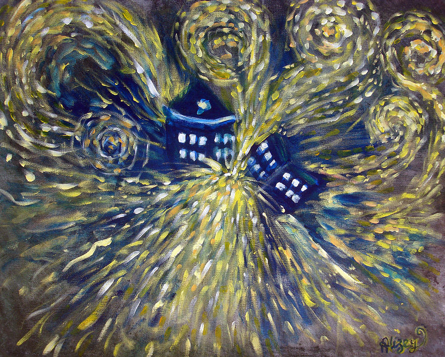 Vincent Van Gogh Painting - The Pandorica Opens by Alizey Khan