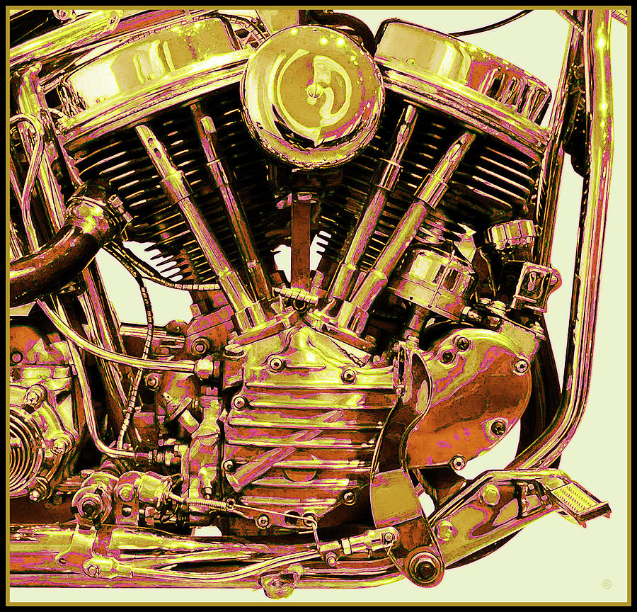 The Panhead Painting by Gary Grayson