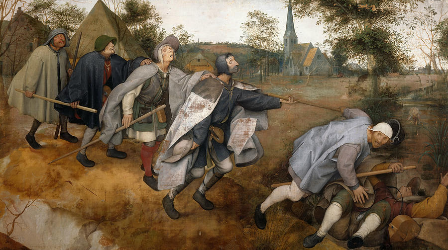 The Parable of the Blind Painting by Pieter Bruegel the Elder