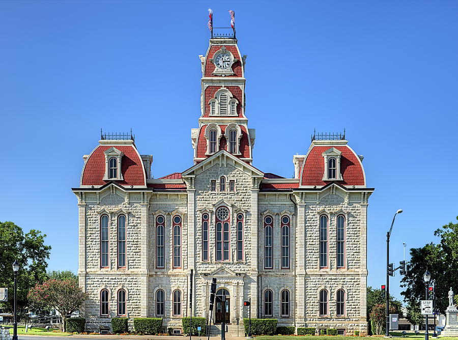 The Parker County Courthouse Photograph by JC Findley