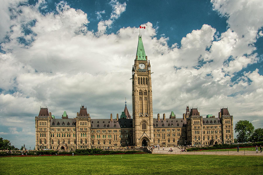 The Parliament Building in Ottawa Canada Photograph by Randall Nyhof
