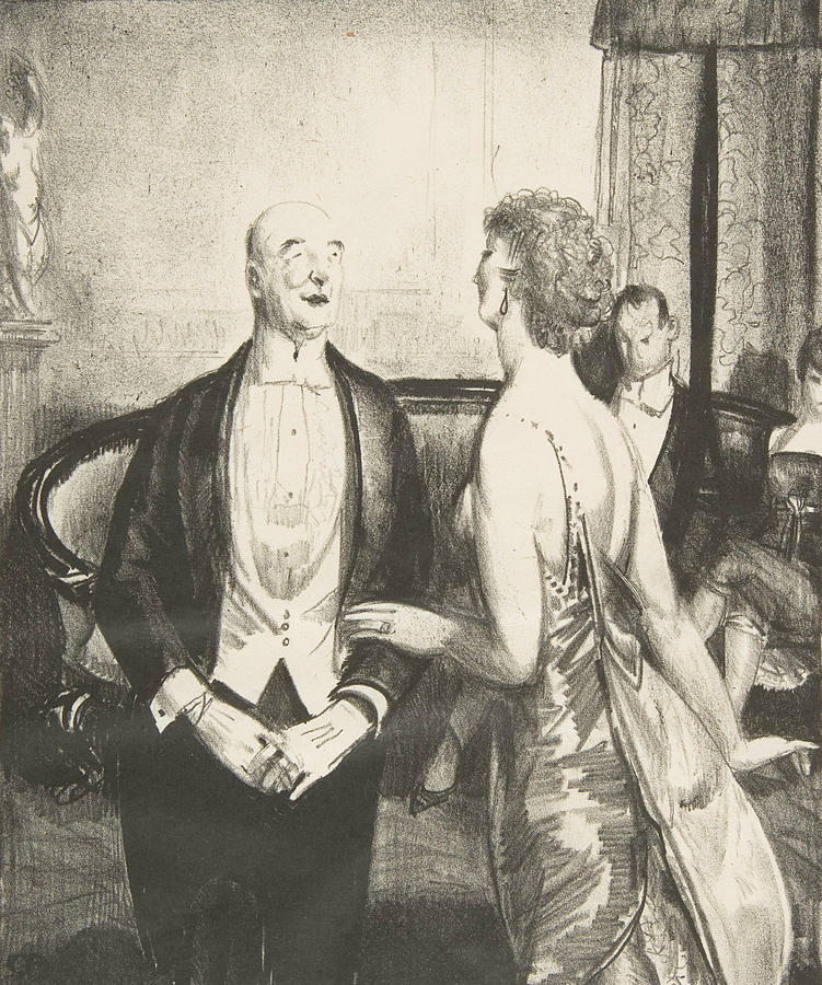 The Parlor Critic Relief by George Bellows