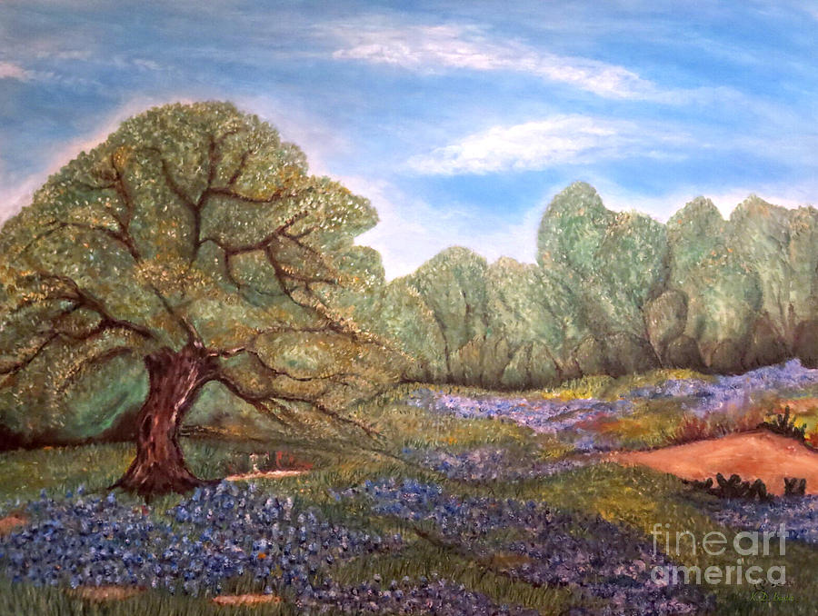The Part of Texas I Can Never Leave Behind Painting by Kimberlee Baxter