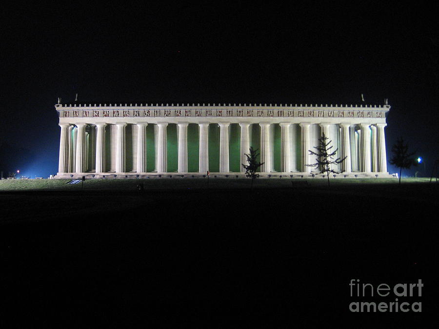 Nashville Photograph - The Parthenon  by Delnora Reed
