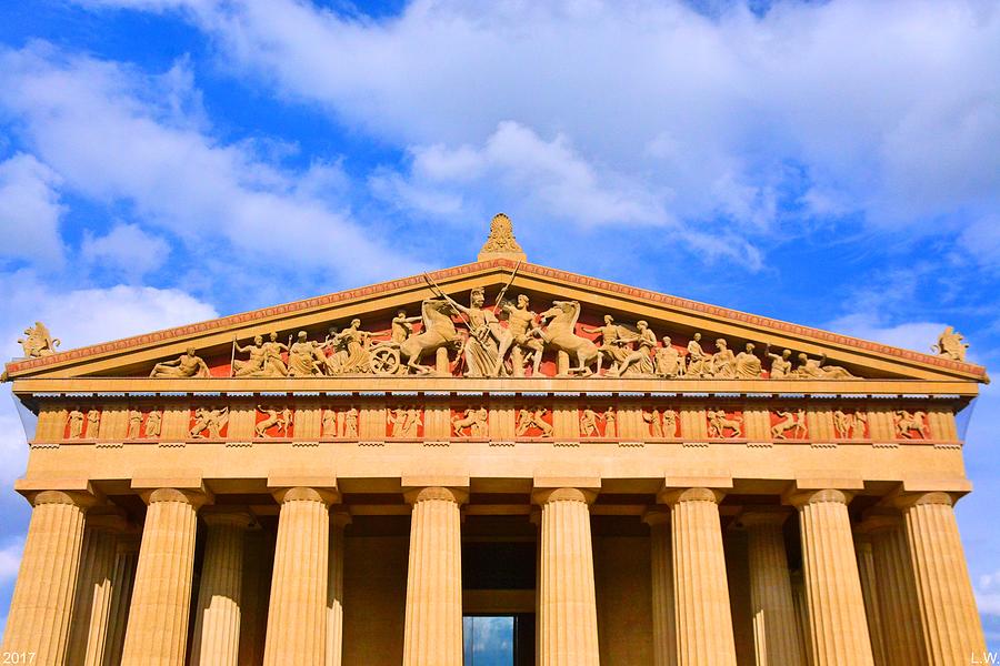 The Parthenon In Nashville Tennessee  Photograph by Lisa Wooten