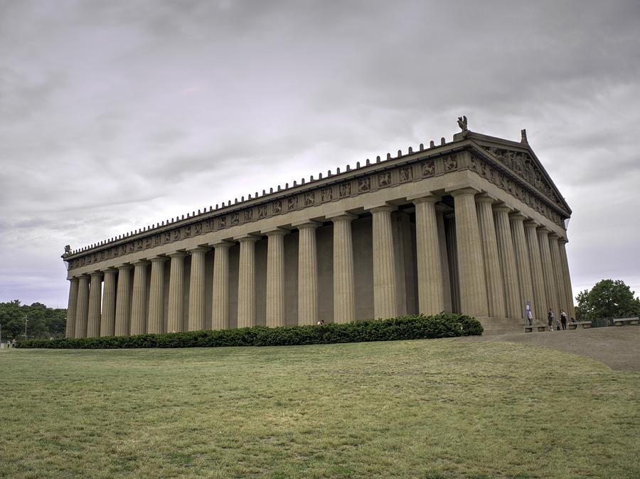 Greek Photograph - The Parthenon in Nashville v3 by John Straton
