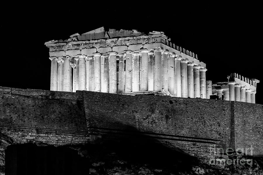 The Parthenon of Athens Three 2 Photograph by Bob Phillips
