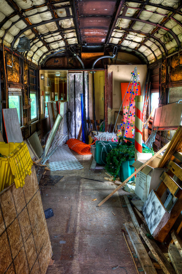 Train Photograph - The Party is over in the Rail Car by David Patterson