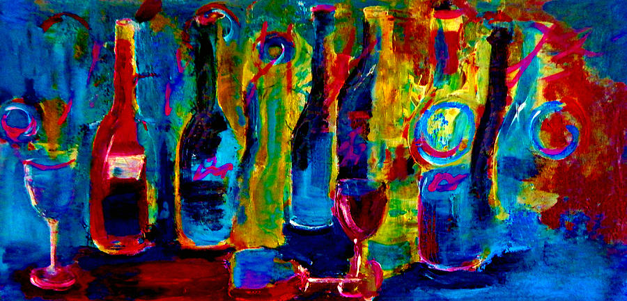 The Party Has Just Begun Painting by Lisa Kaiser