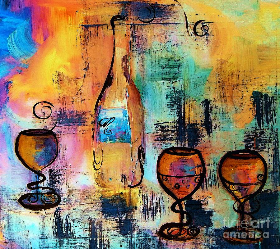 The Party Painting by Lisa Kaiser