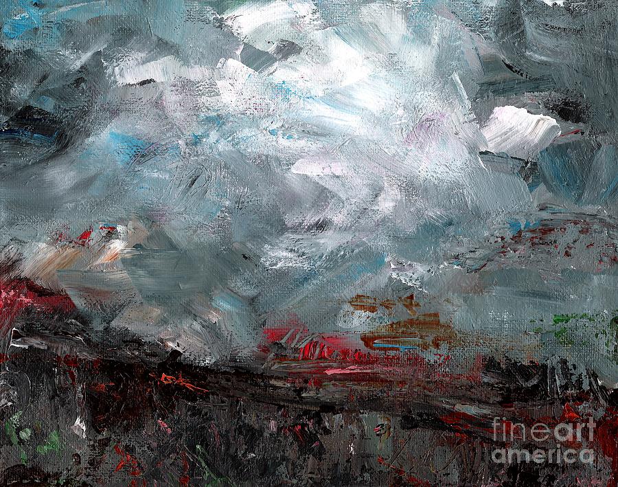 The Passing Storm Painting by Frances Marino