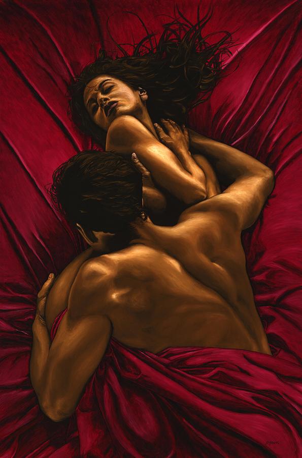 Nude Painting - The Passion by Richard Young