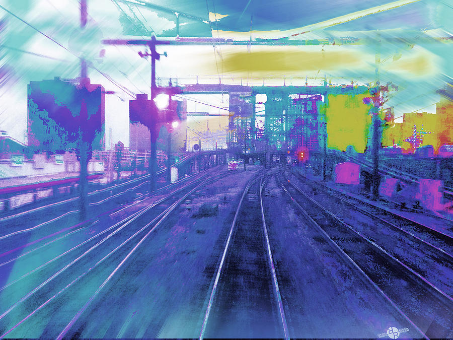 The Past Train 5.1 Painting by Tony Rubino