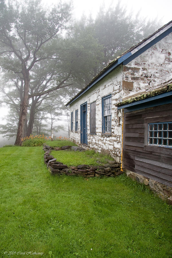 The Pastors House on a Foggy Afternoon Photograph by Carol Hathaway