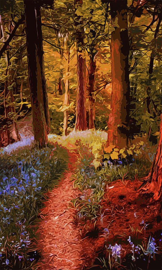 The Path Painting by AM FineArtPrints