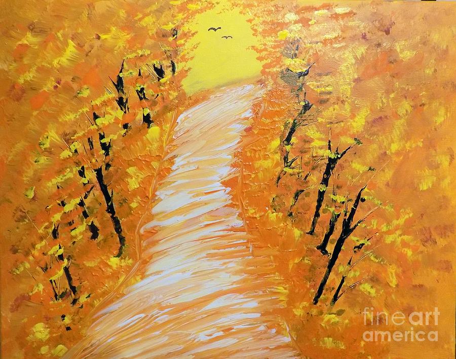 the-path-painting-by-manfred-schaefer-fine-art-america