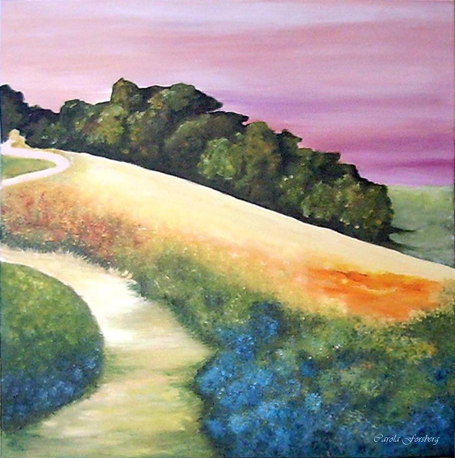 The Path over the Hill Painting by Carola Ann-Margret Forsberg - Fine ...