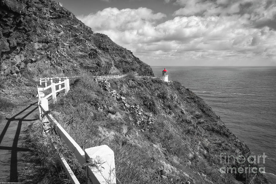  The Path To the Lighthouse Photograph by Mitch Shindelbower