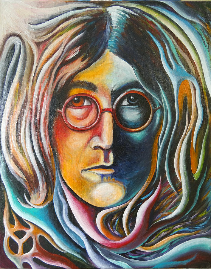 The Peace of John Lennon Painting by Robert Stokley - Fine Art America