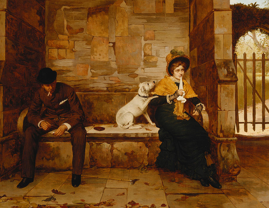 Dog Painting - The Peacemaker by Edwin Hughes
