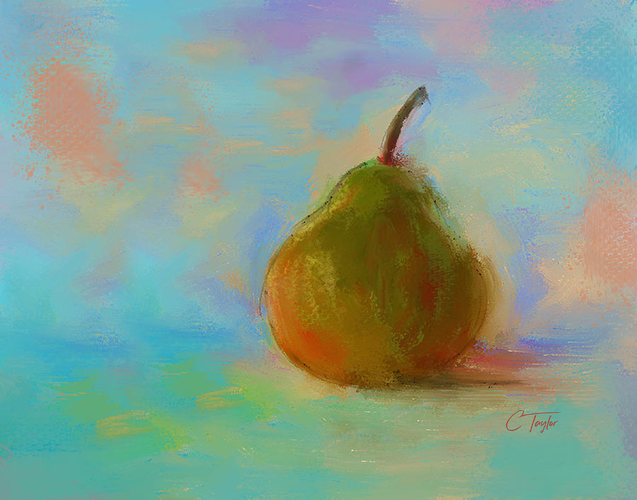 The Pear Painting by Colleen Taylor