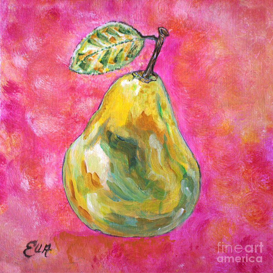 the Pear Painting by Ella Kaye Dickey
