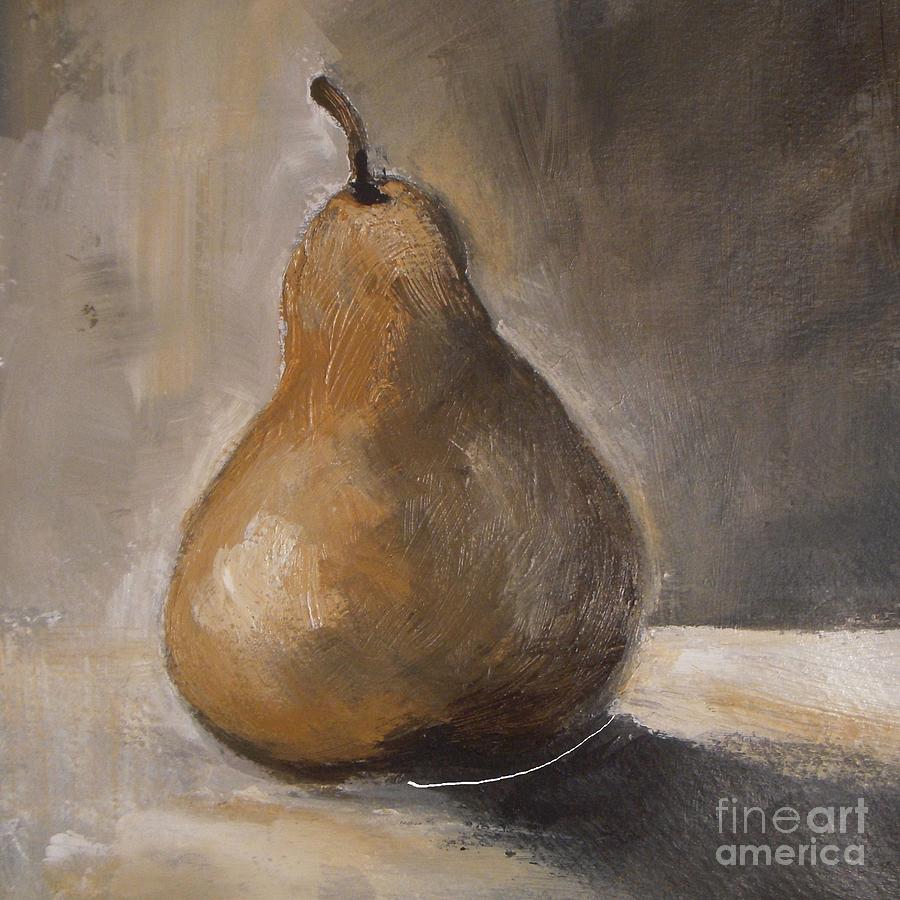 The Pear Painting by Vesna Antic