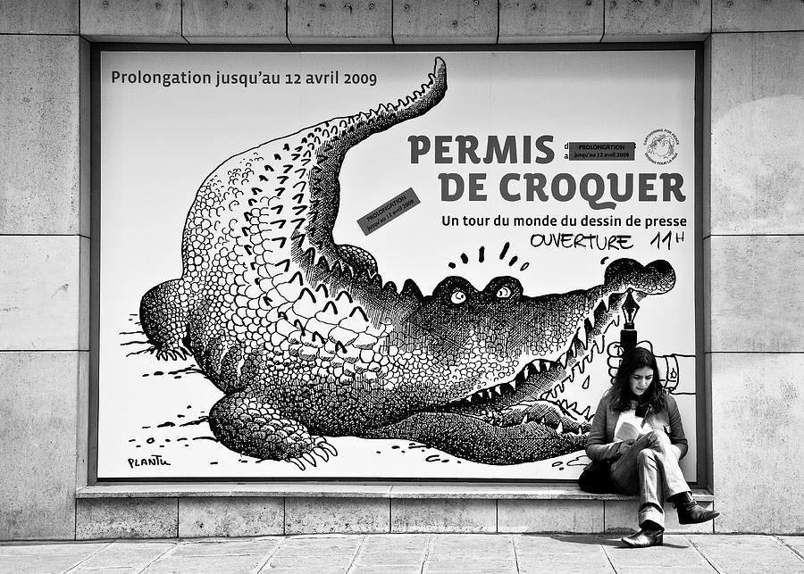Paris Photograph - The Pen is Mightier Than... by Dave Bowman
