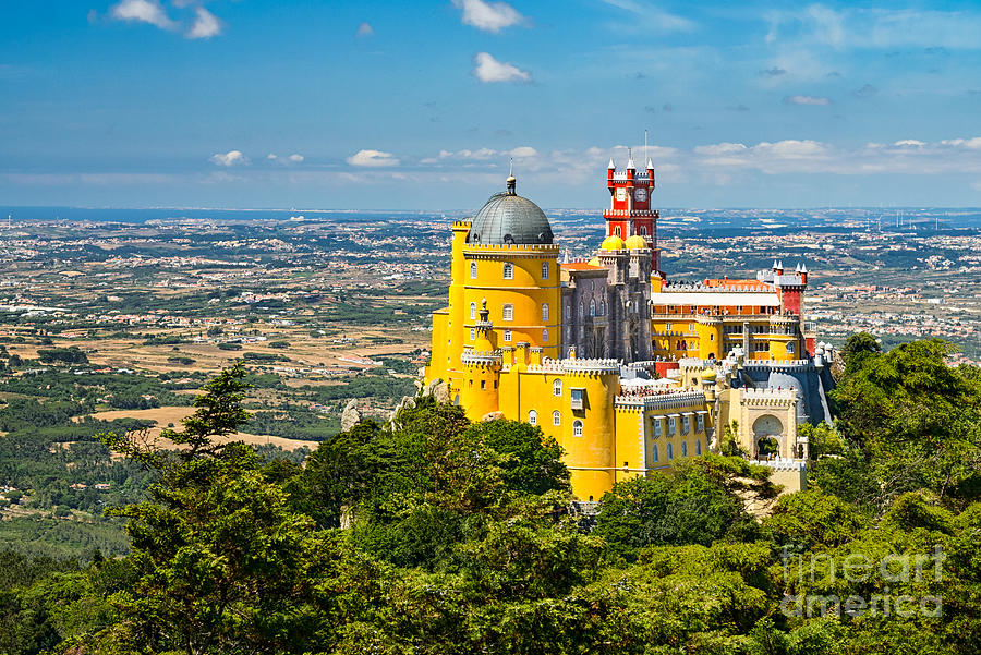 Castle Photograph - The Pena Palace by Michael Abid