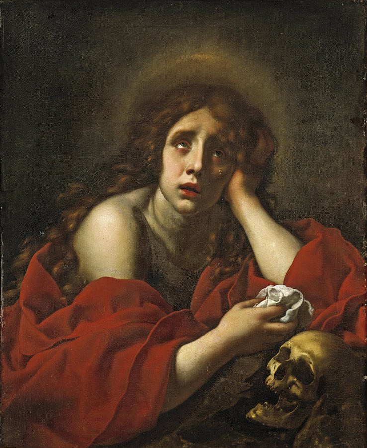 The Penitent Mary Magdalene Painting by Carlo Dolci