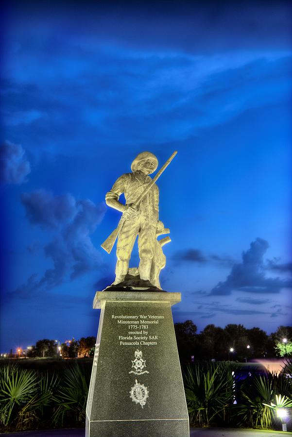 The Pensacola Revolutionary War Memorial. Photograph by JC Findley