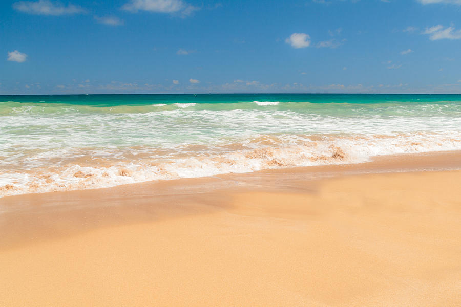 The Perfect Beach - Kapaa Kauai Hawaii Photograph by Brian Harig