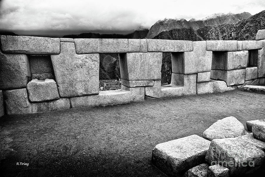 The Perfect Carved Boulders of Machu Picchu  Photograph by Rene Triay FineArt Photos