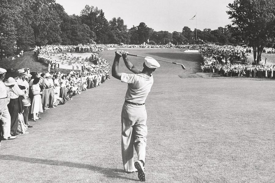 Jack Nicklaus Photograph - The Perfect Golf Swing Ben Hogan Golf by Peter Nowell