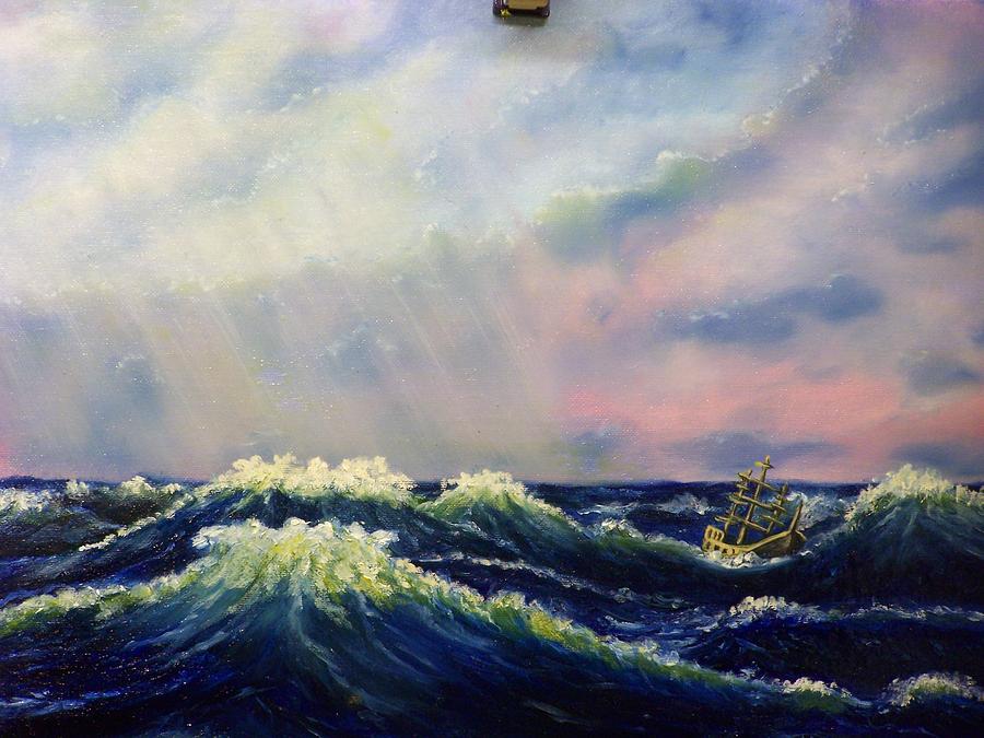 The Perfect Storm Painting by Charles Vaughn