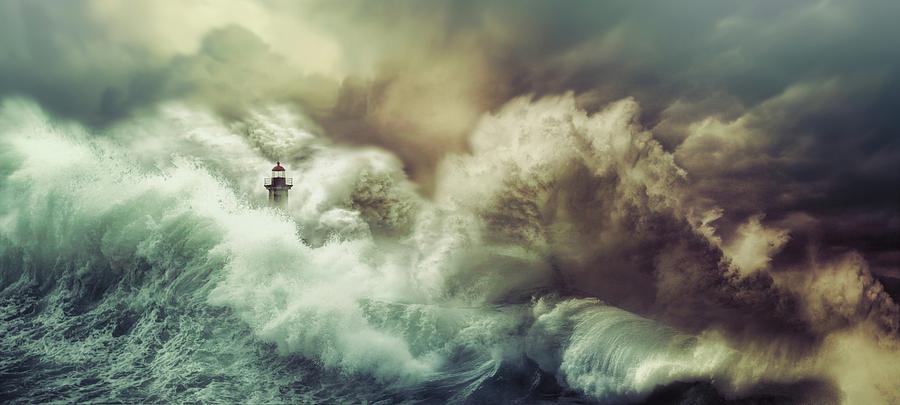 The perfect Storm Digital Art by Lilia D
