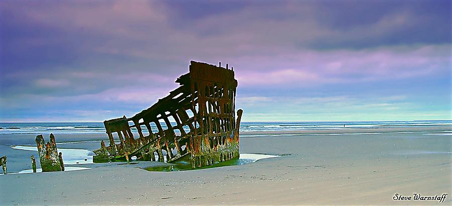 The Peter Iredale Photograph by Steve Warnstaff