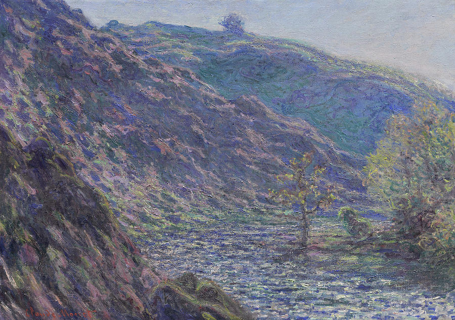 Claude Monet Painting - The Petite Creuse River by Claude Monet