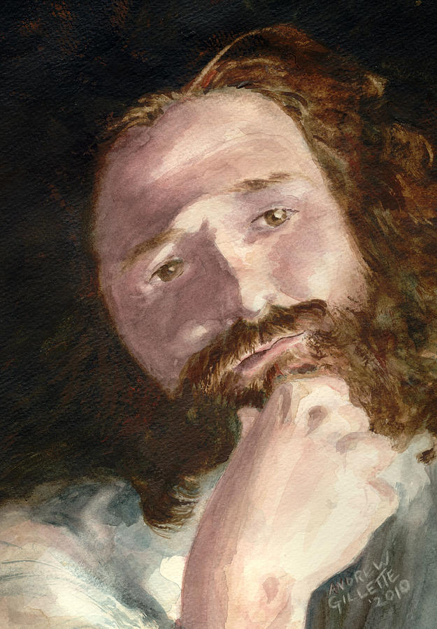Portrait Painting - The Philosopher by Andrew Gillette