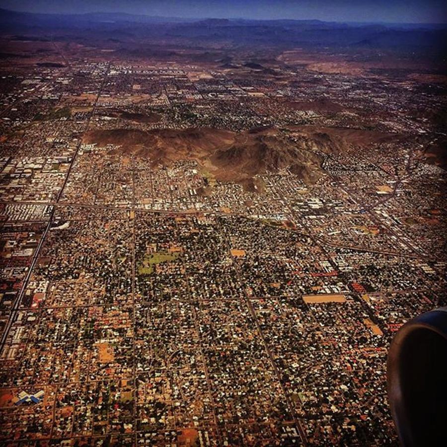 Phoenix Photograph - The Phoenix Grid. Phoenix, Arizona by Alex Schmidt