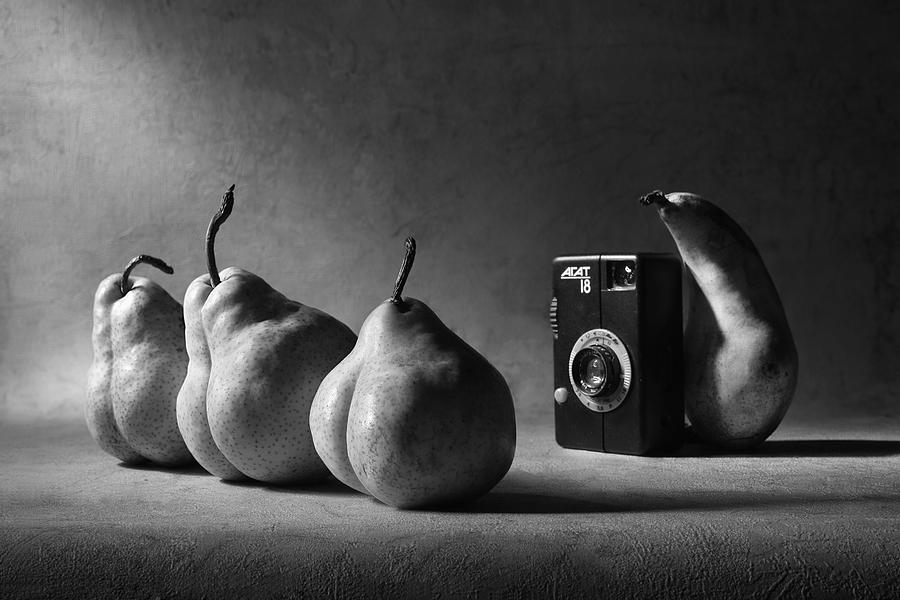 Pear Photograph - The  Photosession by Victoria Ivanova
